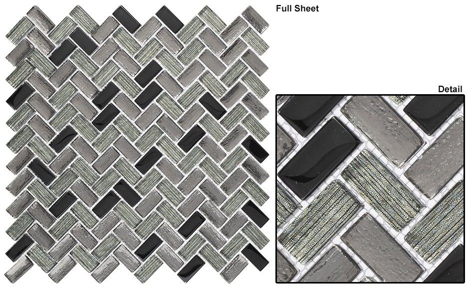 Elysian Path glass tile Larati Lane collection by Glazzio Tile in