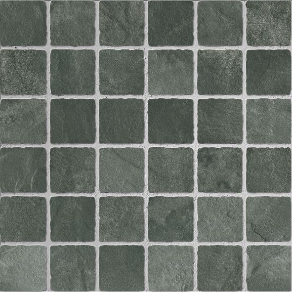 Primitive Tile Mosaico Su Rete Anthracite - porcelain tile Primitive collection by ...