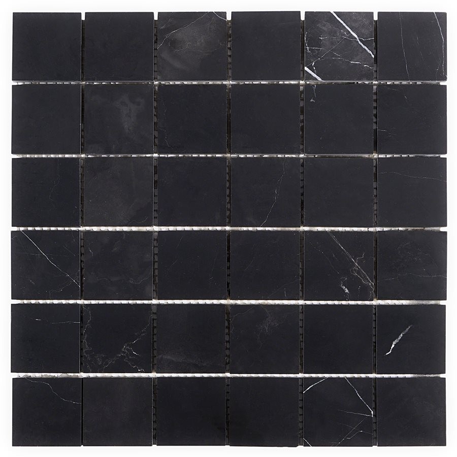 NERO MARQUINA 2X2 HONED marble stone Nero Marquina collection by Soho