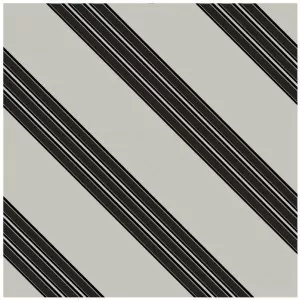 Soiree Extra Brut Black on Grey Floor Tile