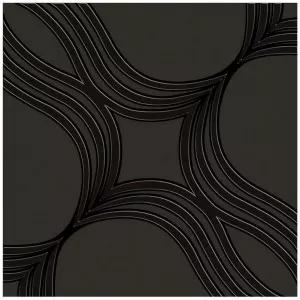 Soiree Blanc De Noirs Black on Black Floor Tile