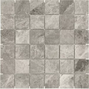 Polished Phantasie Gray Mosaic Floor Tile