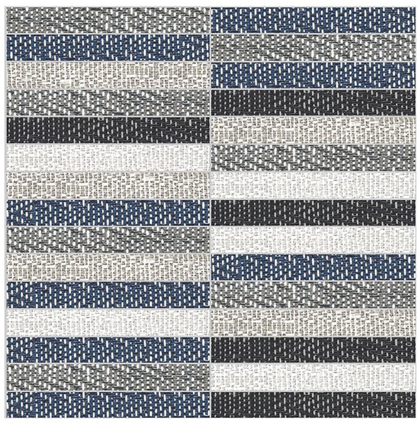 Raffia Mix 1/2X6 Plus Mosaic - porcelain tile Raffia collection by Nemo ...