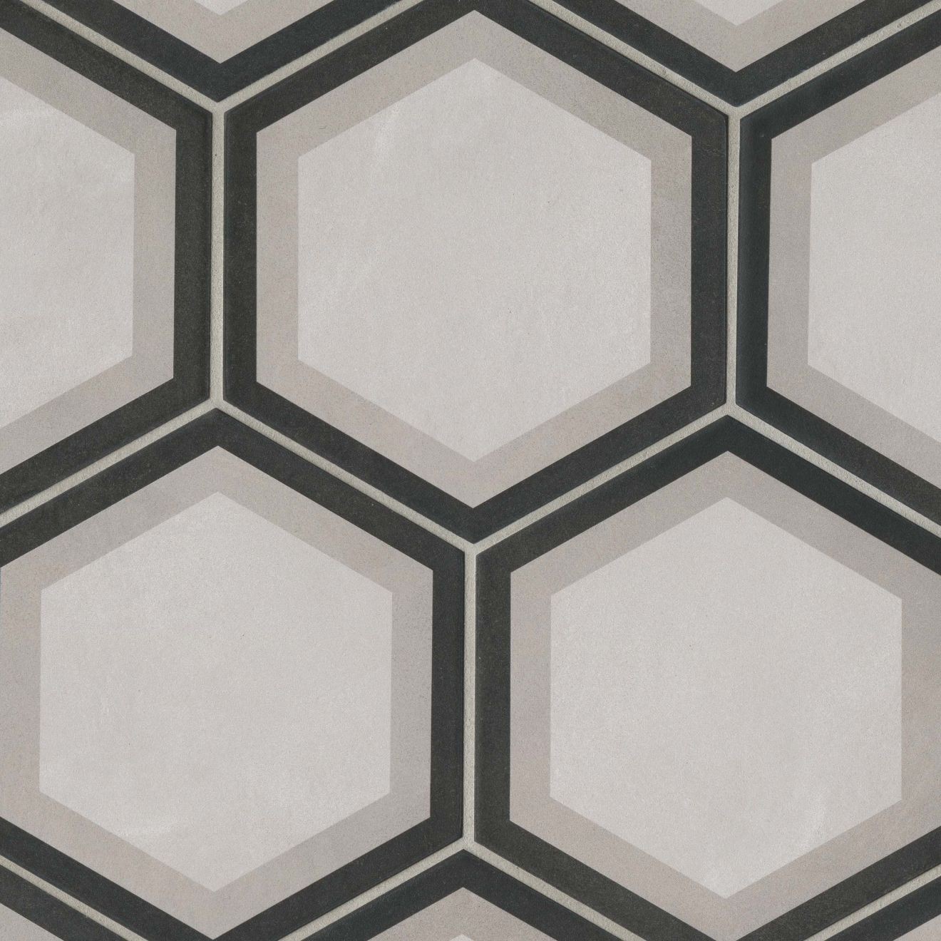 Matte Telaio Hexagon Deco Porcelain Tile porcelain tile Allora