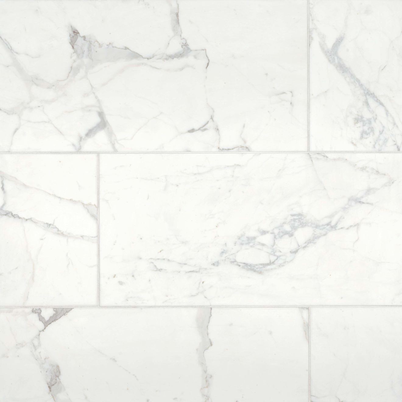 Honed Marble Tile in White marble stone Calacatta collection by