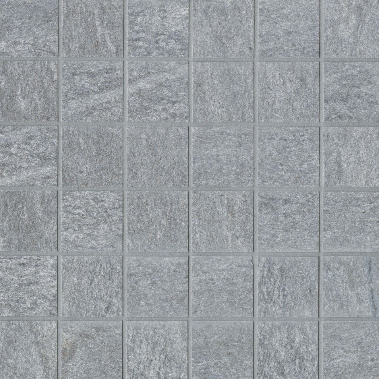Floor & Wall Mosaic in Lava Grey porcelain tile Urban 2.0 collection