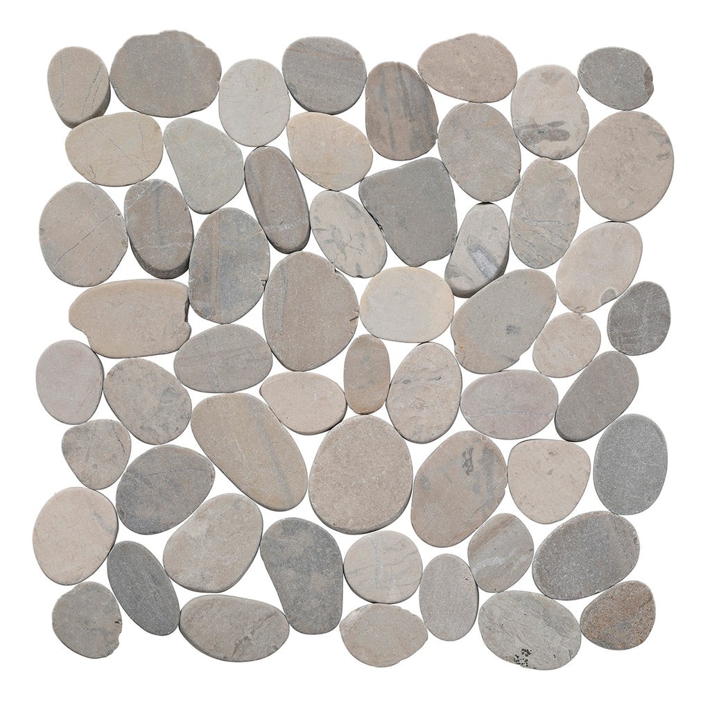 Level Pebble Malu Grey Honed - stone tile Level Pebble collection by ...