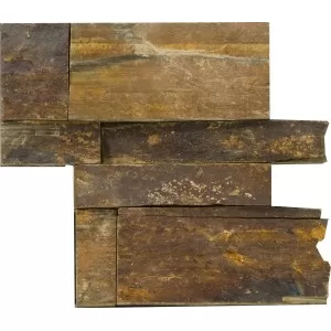 Earth Stacked Corner Floor Tile