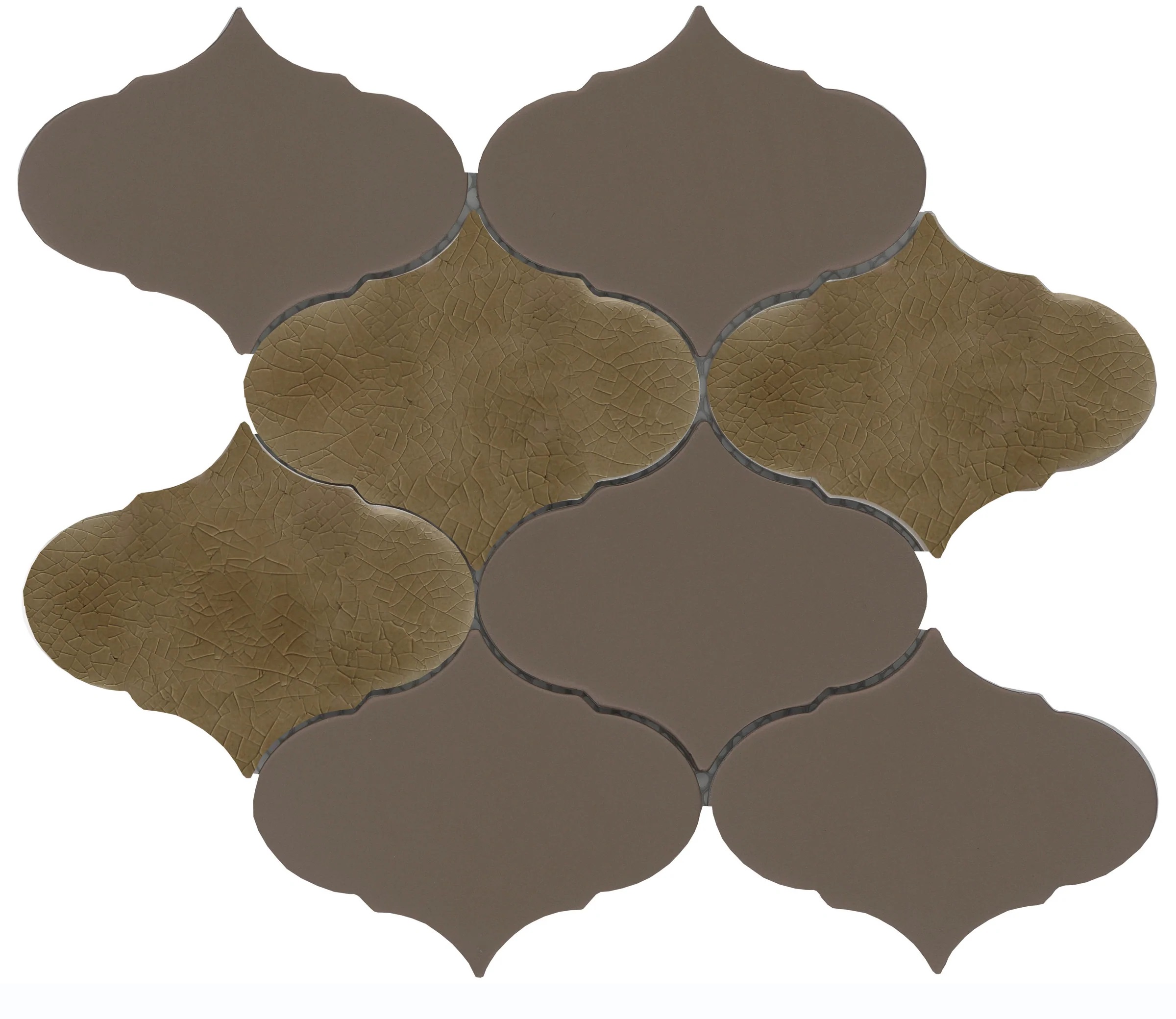 BRONZE CLOUD GLOSS & CRACKLE mosaic tile RETRO II collection by Emser Tile in Bakersfield, CA