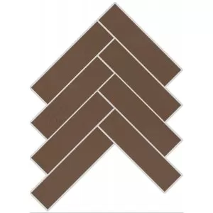 Rust Herringbone Mosaic