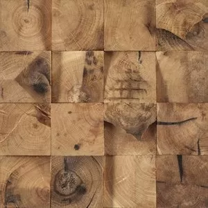 Wood Cubes Wall Tile