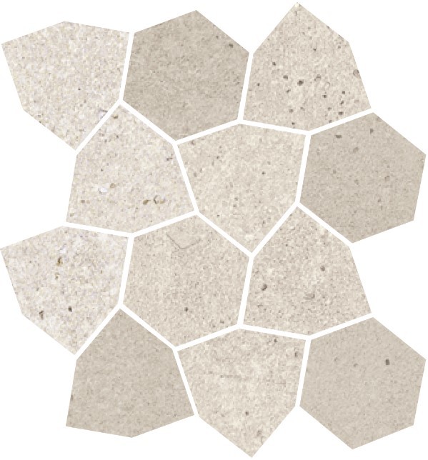 Mosaic Palladiana caolino - porcelain tile Terracruda collection by ...