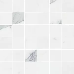 Statuario Fine JL 01 Sq Mosaico Wall Tile