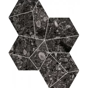 Svart RR 03 decoro Wall Tile