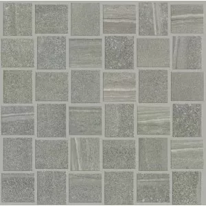 Carbon Basketweave Mosaic Floor Tile