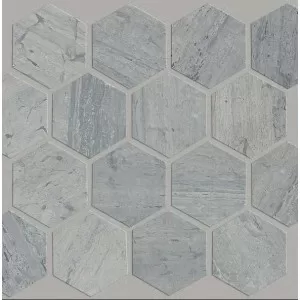 Blue Grigio Mosaic Hex