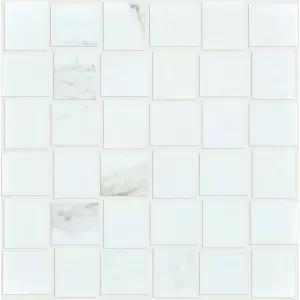 Calacatta Mosaic Polished Floor Tile