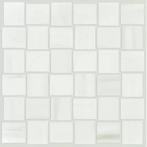 Bianco Mosaic Polished Floor Tile