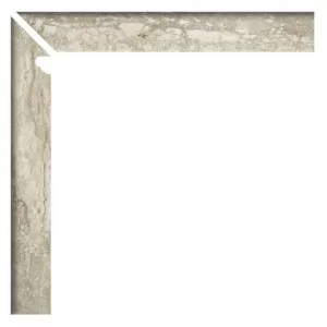 Zanquin fior izq travertino brescia stru Floor Tile