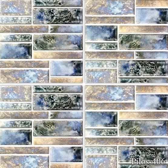406 - porcelain tile Pilos Random (Block) Pattern collection by Fujiwa ...