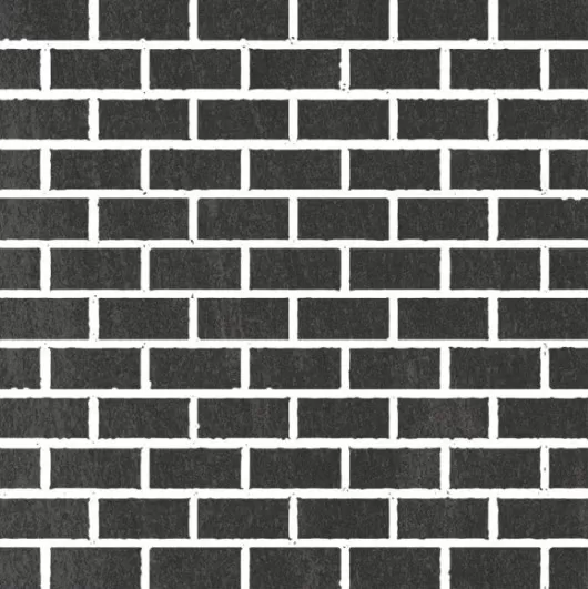 Atelier Black Honed 1x2 Porcelain Mosaic