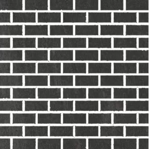 Atelier Black Honed 1x2 Porcelain Mosaic