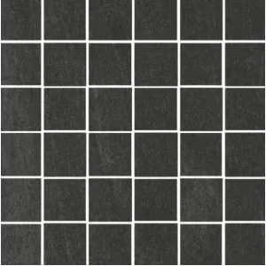 Atelier Black Honed 2x2 Porcelain Mosaic
