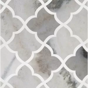 Gaia Skyline Cross Cut, Aspen White Floor Tile