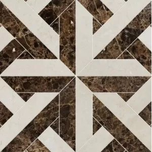 Rubicon Crema Marfil emperador Dark Floor Tile