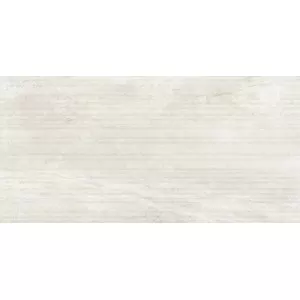 Snow Struttura Grooves Porcelain Wall Decos