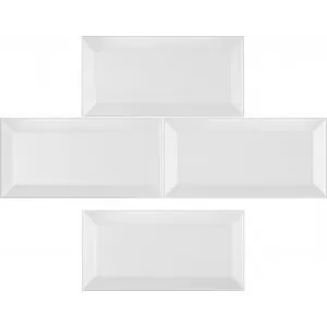 Carreau Metro Blanc Mat Wall Tile