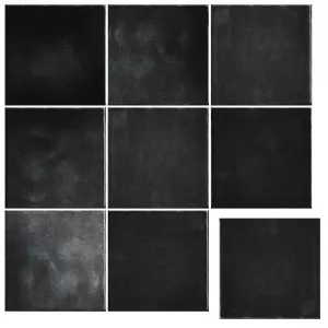Ceramique Façon Zellige Vrac Noir Carbonne Wall Tile