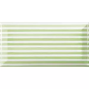 Decor Fait Main Ligne Vert Wall Tile