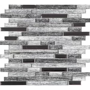 Barrettes Verre Gris Floor Tile
