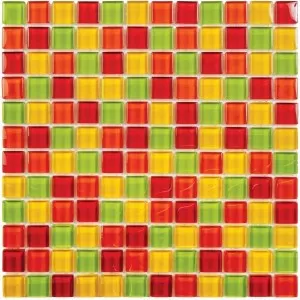 Verre Mix Vif E10+E15+E18+E16 Brillant Floor Tile