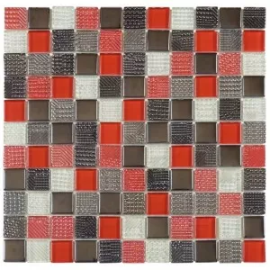 Mosaique Golf Mix Rouge Floor Tile