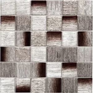 Mosaique Verre Marron Floor Tile
