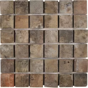 Mosaique Terre Cuite Marron Floor Tile
