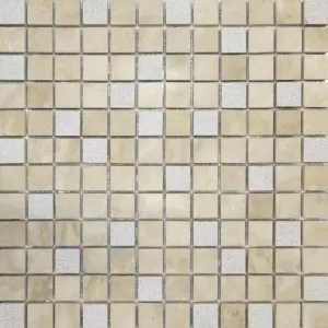 Mosaique Marbre Beige Adouci+Sable Floor Tile