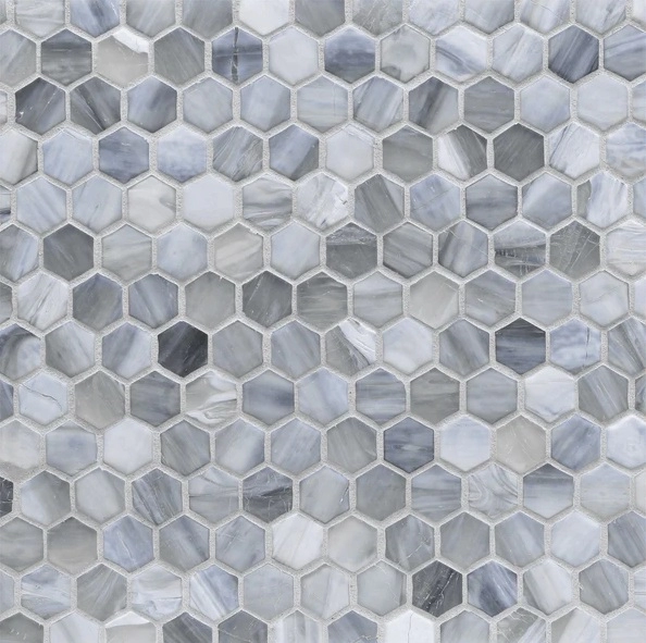 Agate Hexagon Torino Silk tile