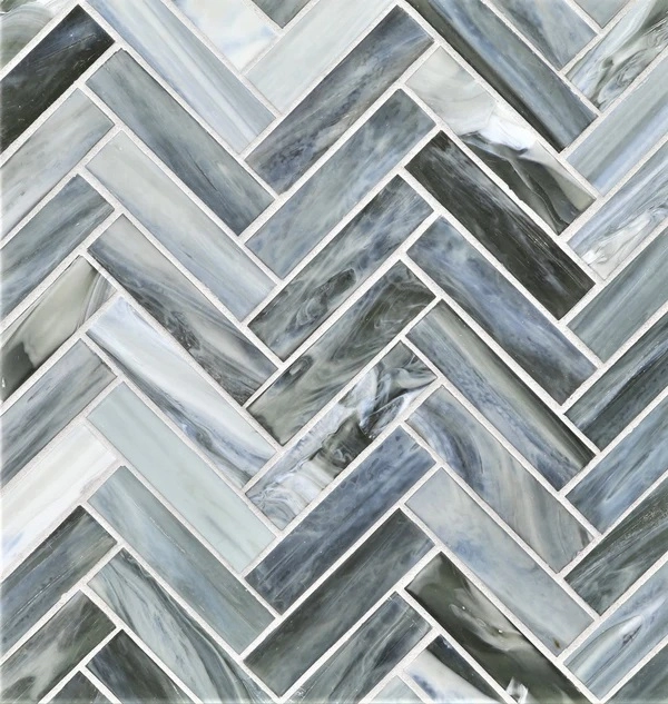 Agate Herringbone Pisa Silk tile