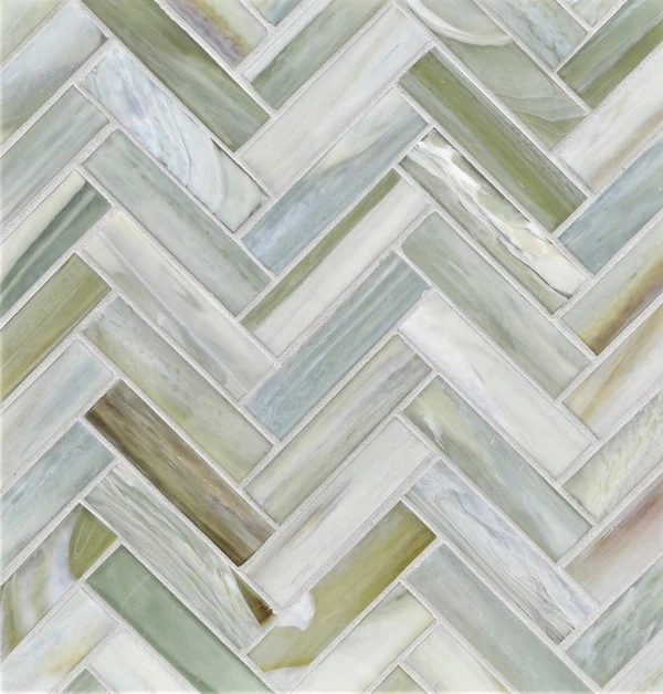 Agate Herringbone Pienza Silk tile