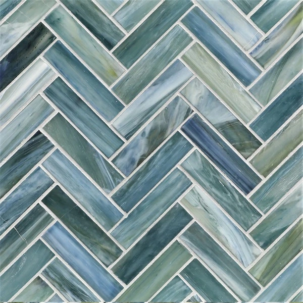 Agate Herringbone Amalfi Silk