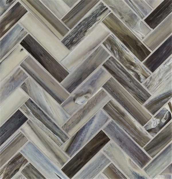 Agate Herringbone Verona Silk tile