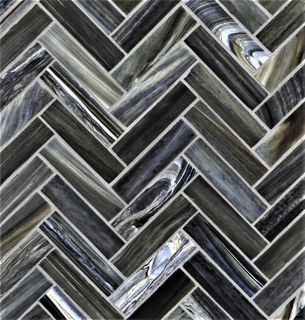 Agate Herringbone Abruzzo Silk tile