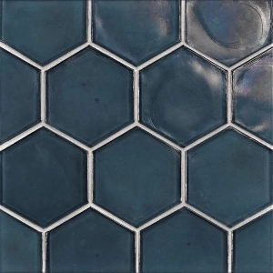 Flux Hex Cottage Blue Wall Tile