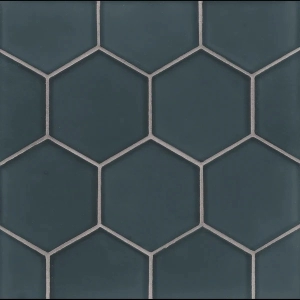 Flux Hex Cottage Blue Silk Wall Tile