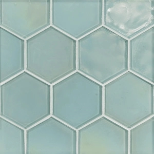 Flux Hex Cayman Blue Wall Tile
