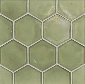 Flux Hex Sage Wall Tile