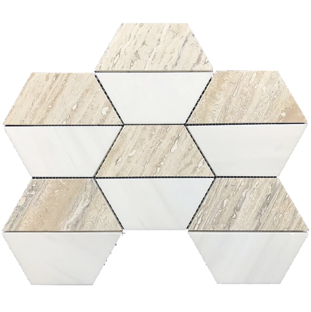 Buy Glacier White marble stones by Altura Stone and Tile. North Reading